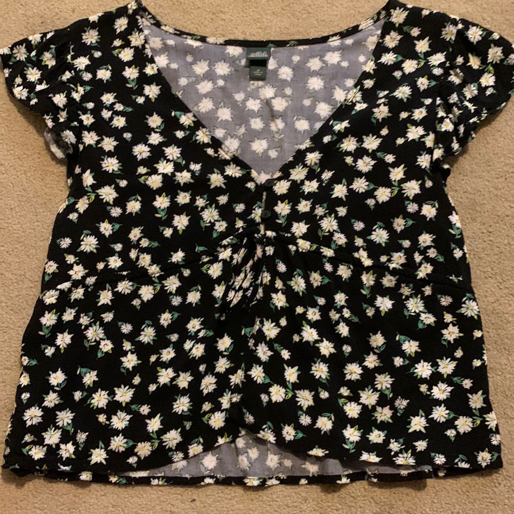 floral blouse from target